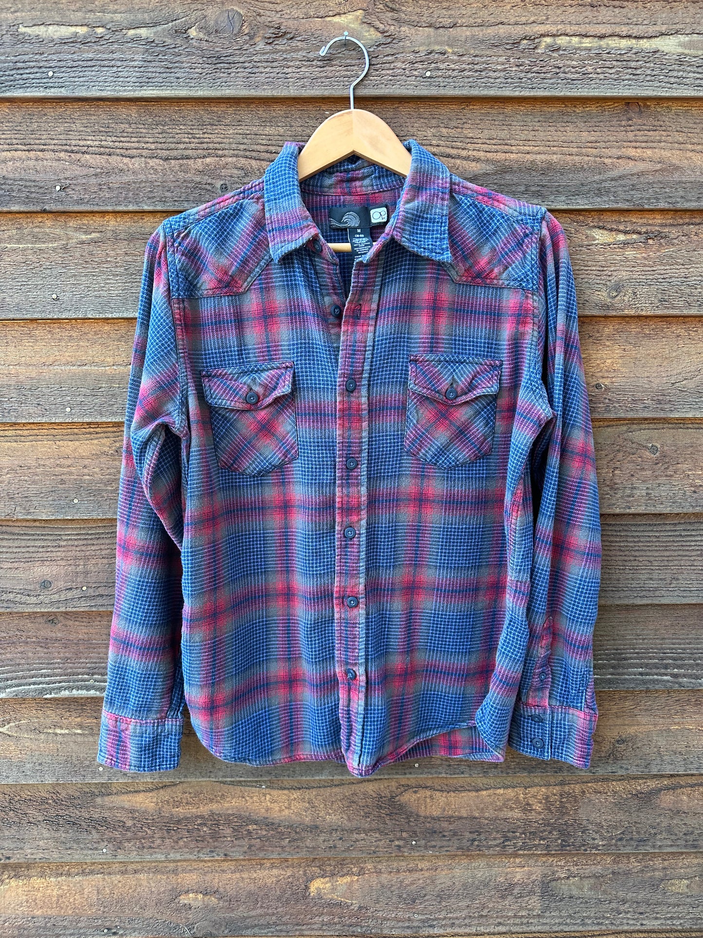 Vintage Plaid Flannel Shirt