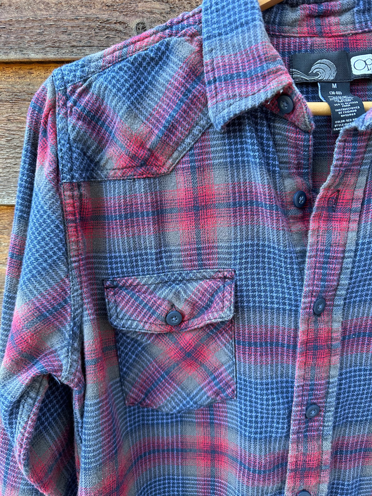 Vintage Plaid Flannel Shirt