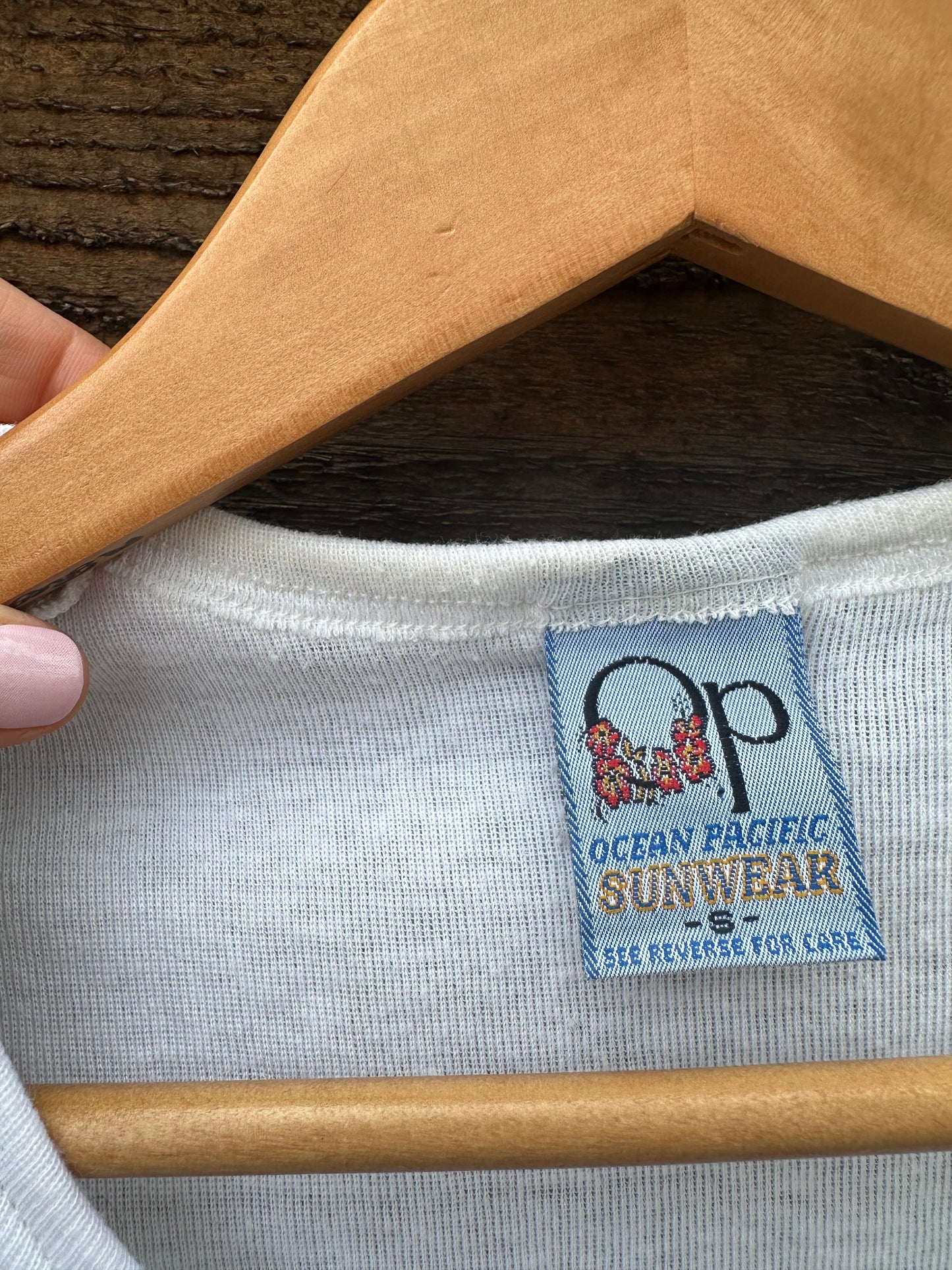 1970s Vintage Ocean Pacific Wave Print T-Shirt