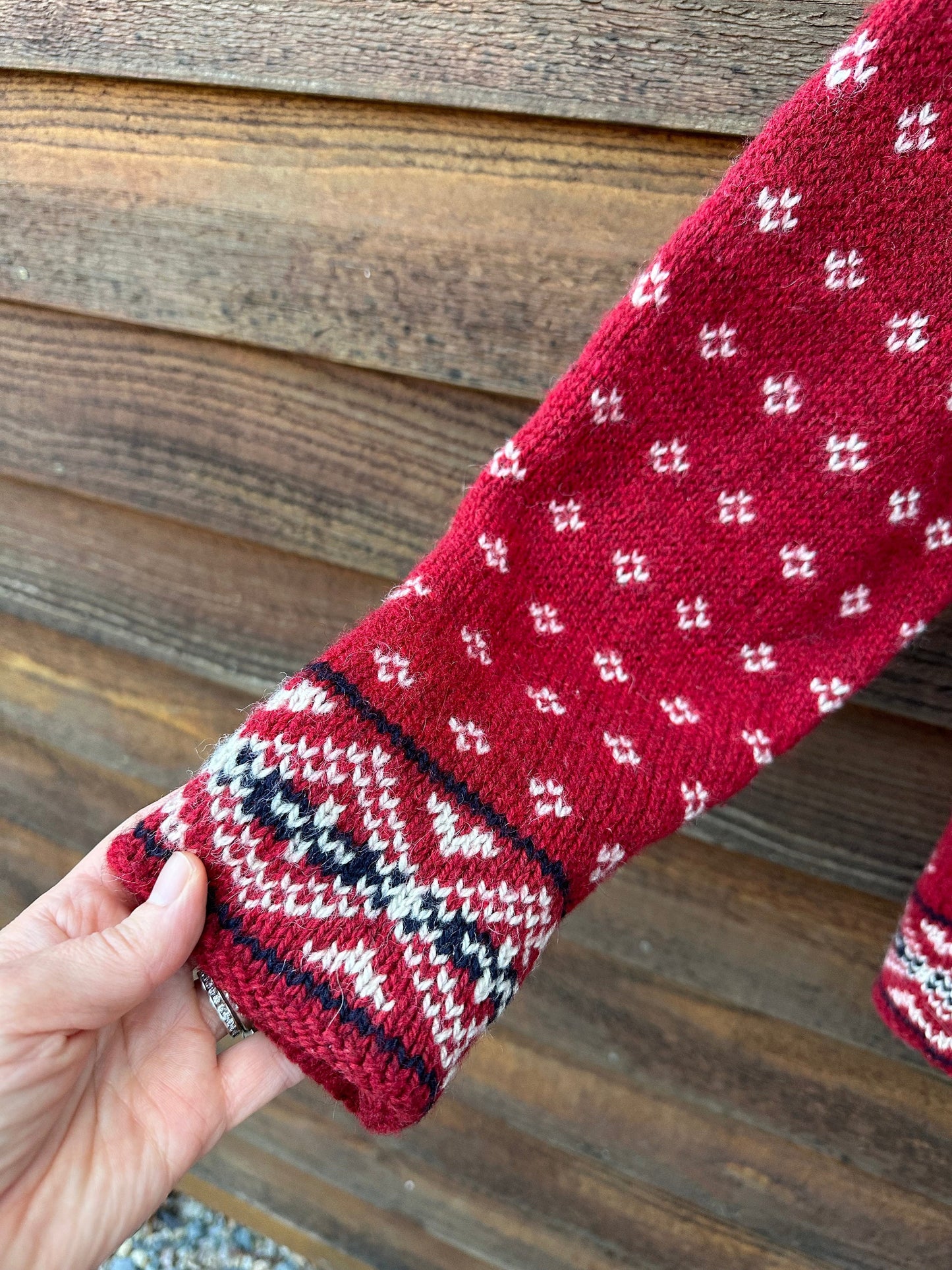 Vintage LL Bean Nordic Style Sweater