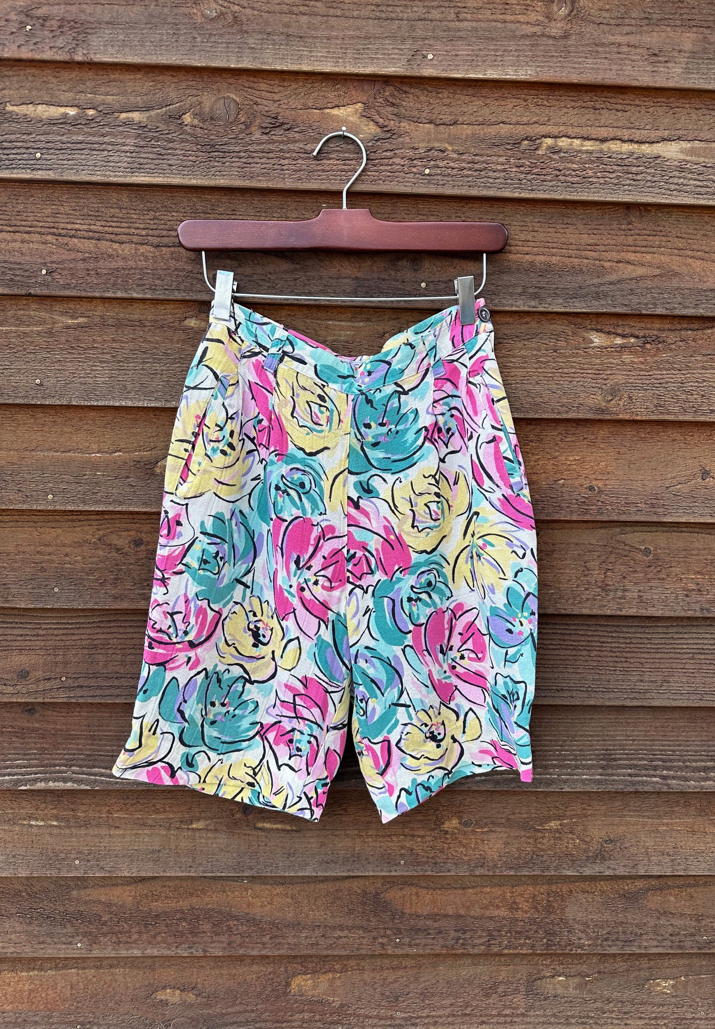 Vintage Esprit Floral Bermuda Shorts