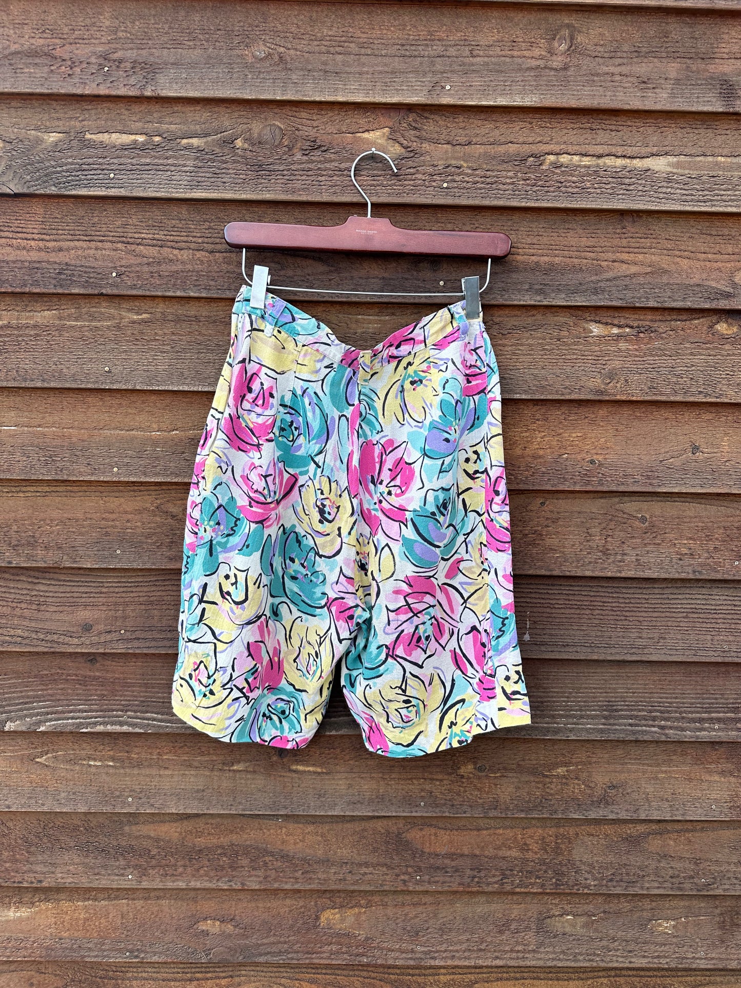 Vintage Esprit Floral Bermuda Shorts