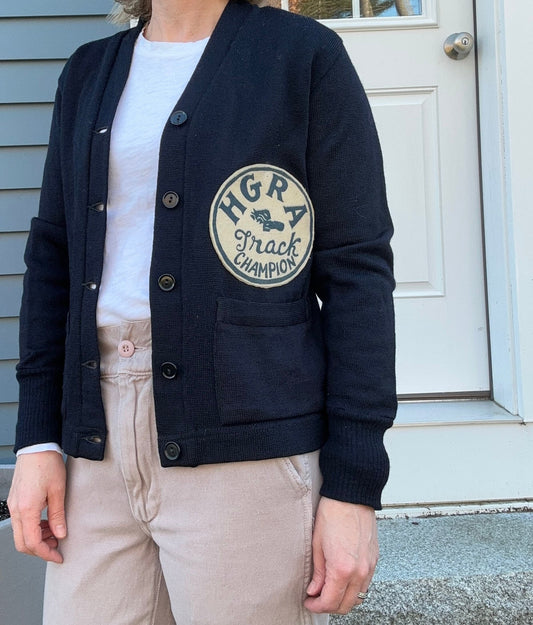 1940s Vintage Varsity Sweater