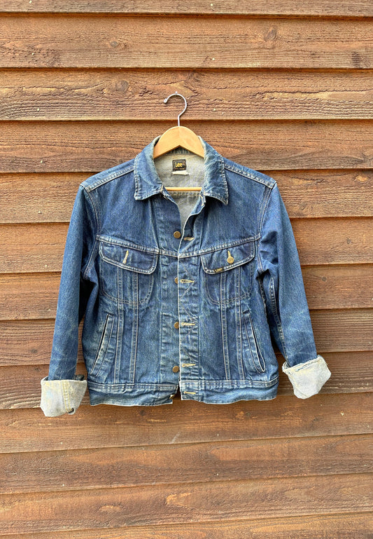 Upcycled 1980s Vintage Lee Denim Jacket