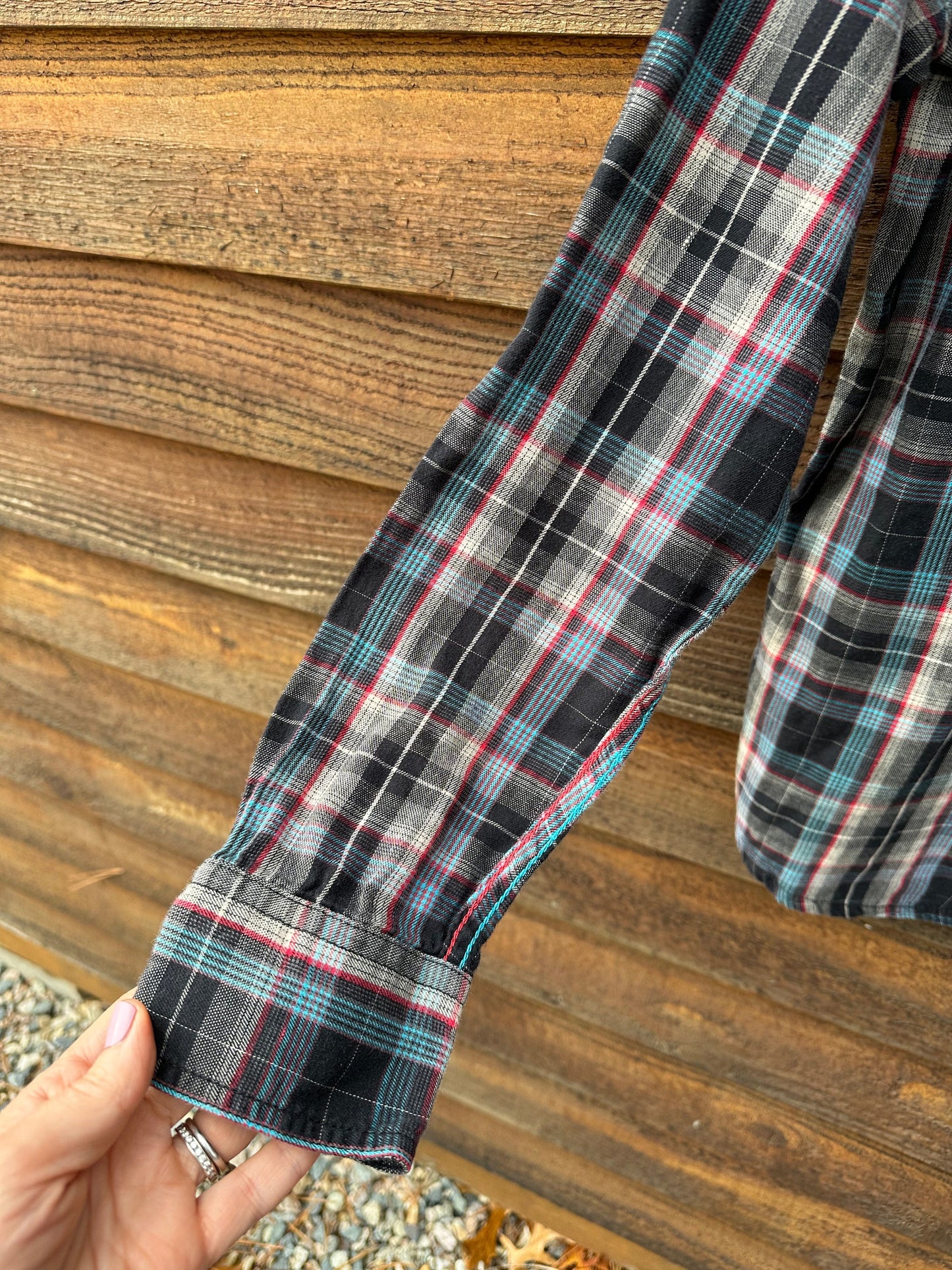 1990s Vintage Plaid Shirt